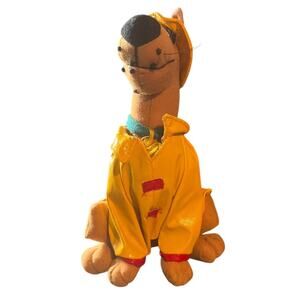 Cartoon Network Scooby Doo Plush Play By Play Toys Yellow Rain Coat & Hat